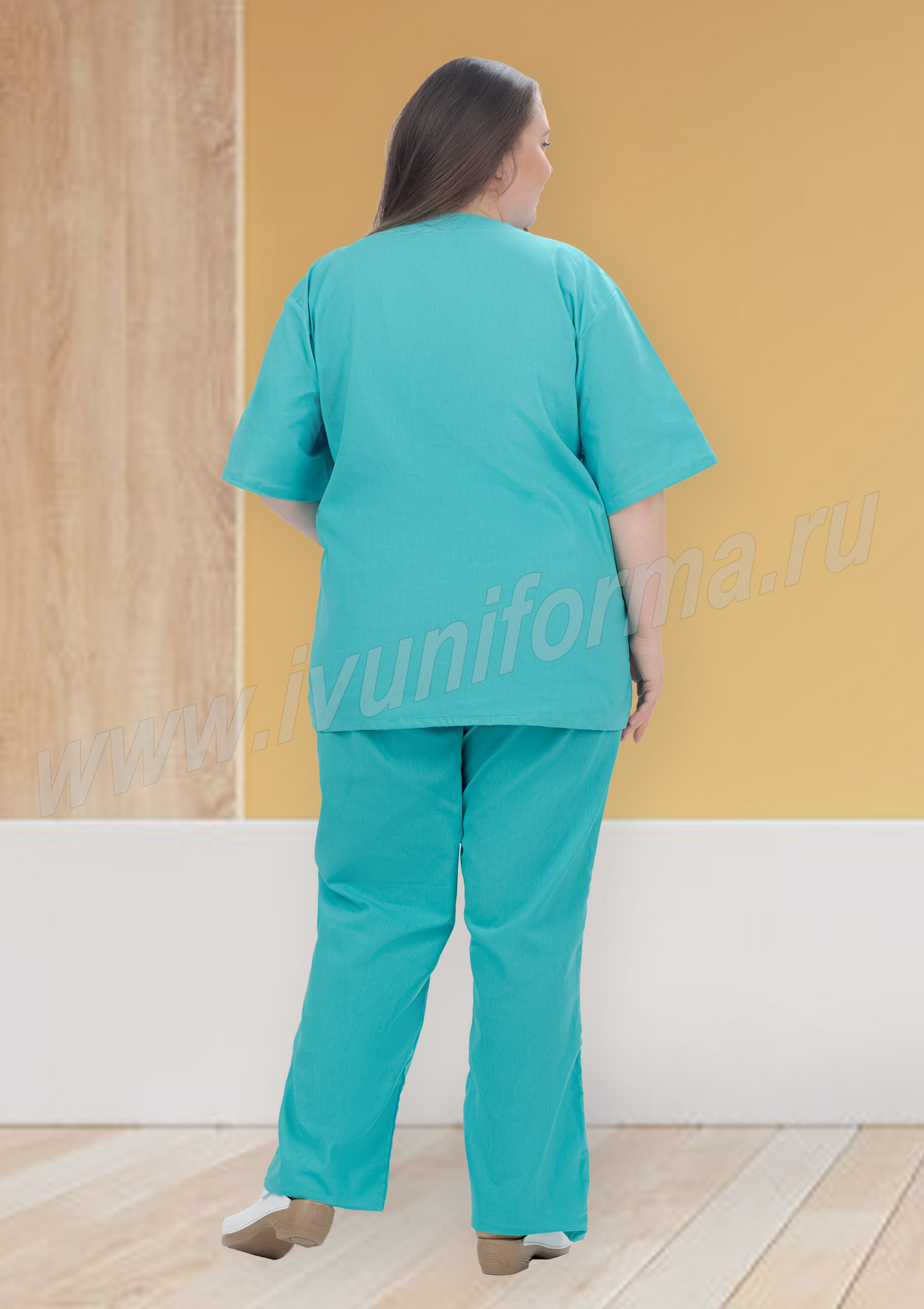 Костюм хирурга женский бязевый цветной (size +)