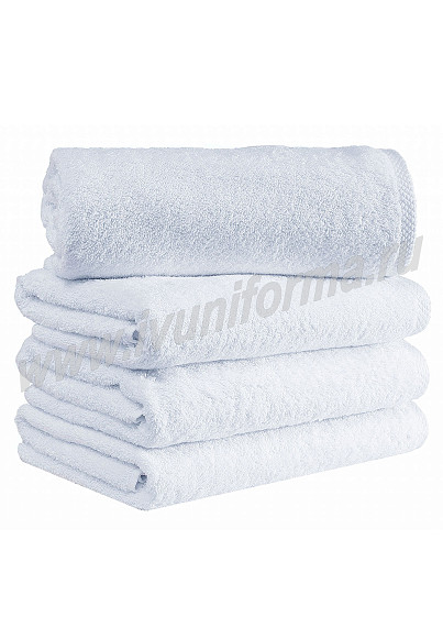 Махровые полотенца белые