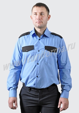 Рубашка для охранника дл.рукав мужская