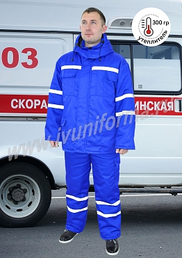 Костюм мужской зимний для скорой помощи арт. СП-02-10-ТВ
