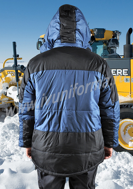 Куртка рабочая зимняя мужская "Союз" (синяя)