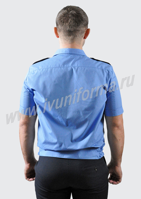Рубашка охранника кор. рукав на резинке мужская